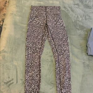 lululemon athletica Black and White Patterned Leggings